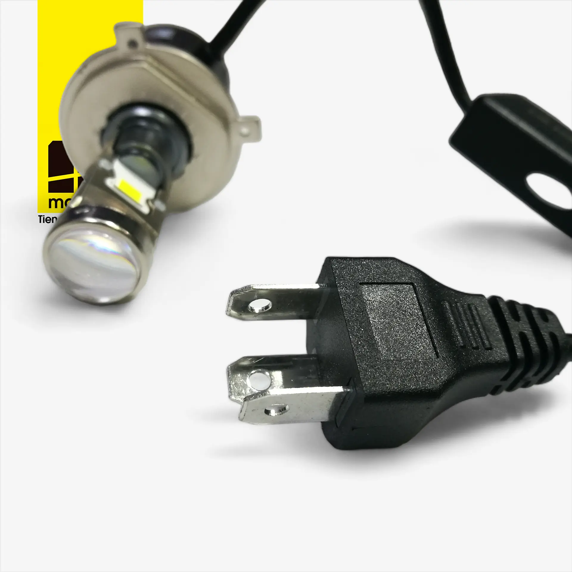 Bombillo Luz Led Para Moto H4 Con Proyector 15000 Lúmenes 7
