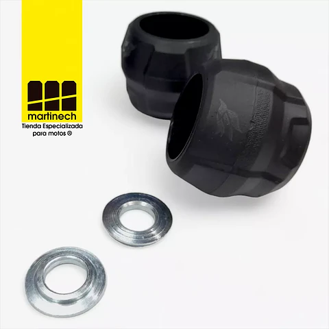 Slider Moto Eje Llantas Delantero Y Trasero O Defensa 4 Und
