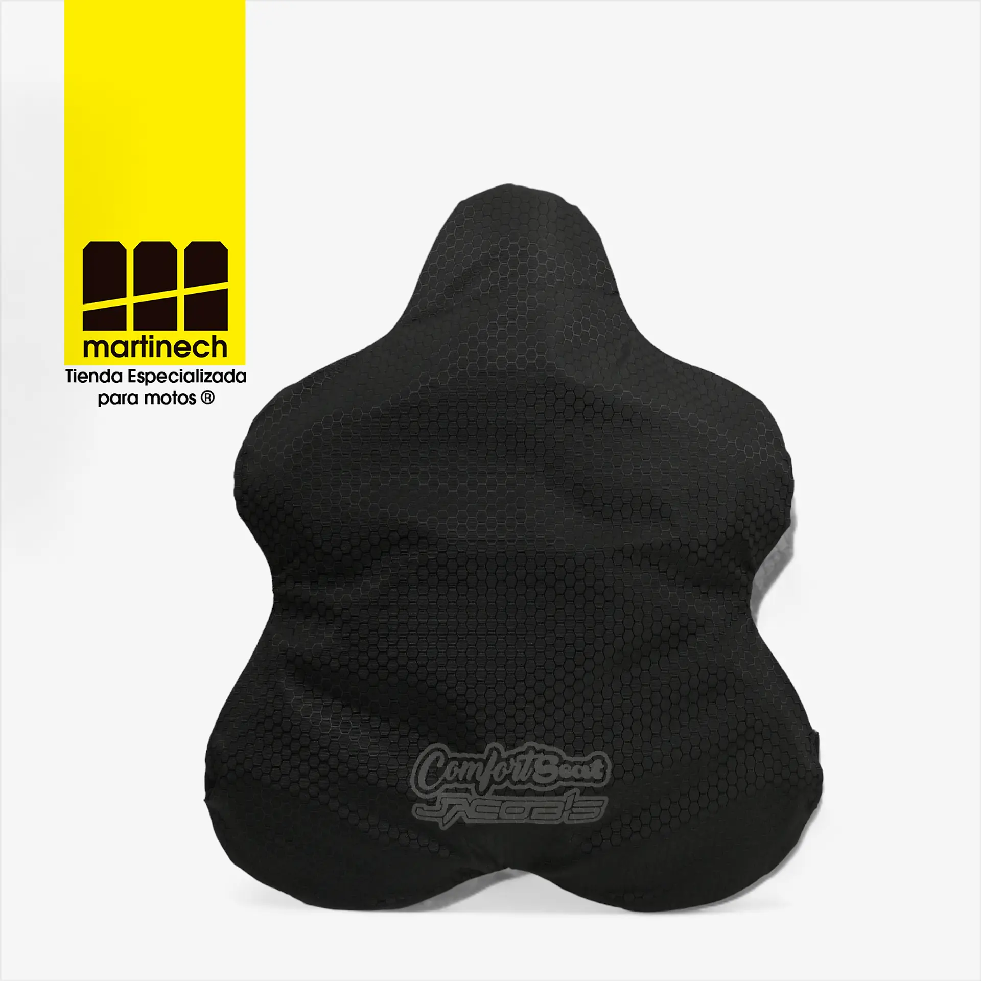 Cojines Moto Gel Impermeable Asiento Dual System Memory Foam 4
