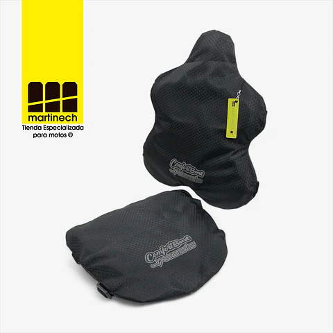 Cojines Moto Gel Impermeable Asiento Dual System Memory Foam