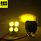Exploradoras Led Moto Bicolor Antiniebla QUADRO 8D - Miniatura 3