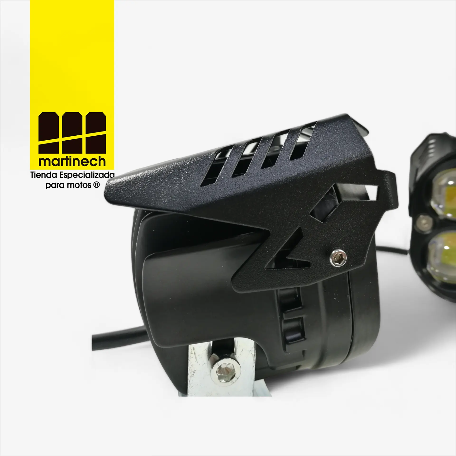 Exploradoras Led Moto Bicolor Antiniebla QUADRO 8D 7