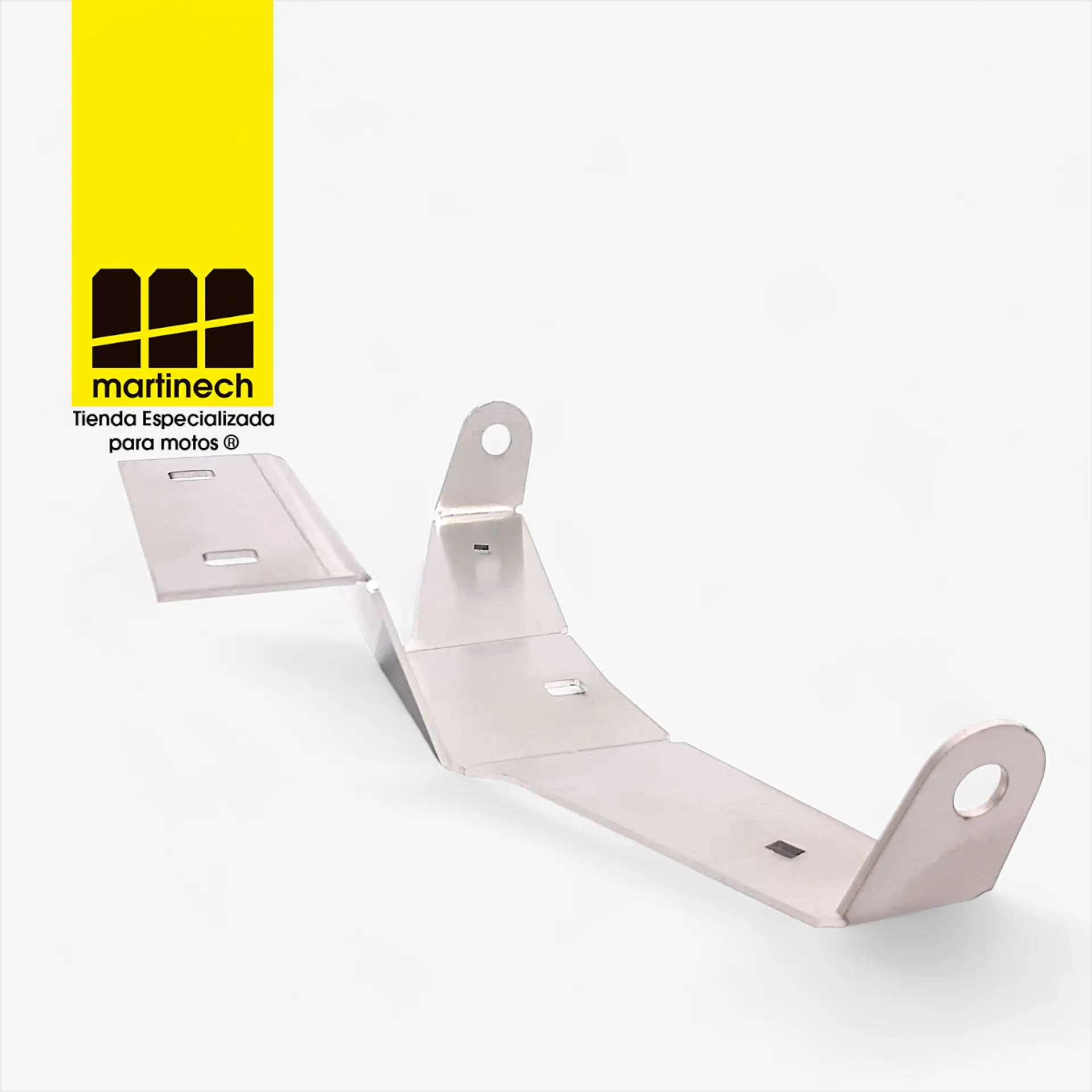 Soporte Base Exploradoras Moto Pulsar Ns200 Acero Inoxidable 4