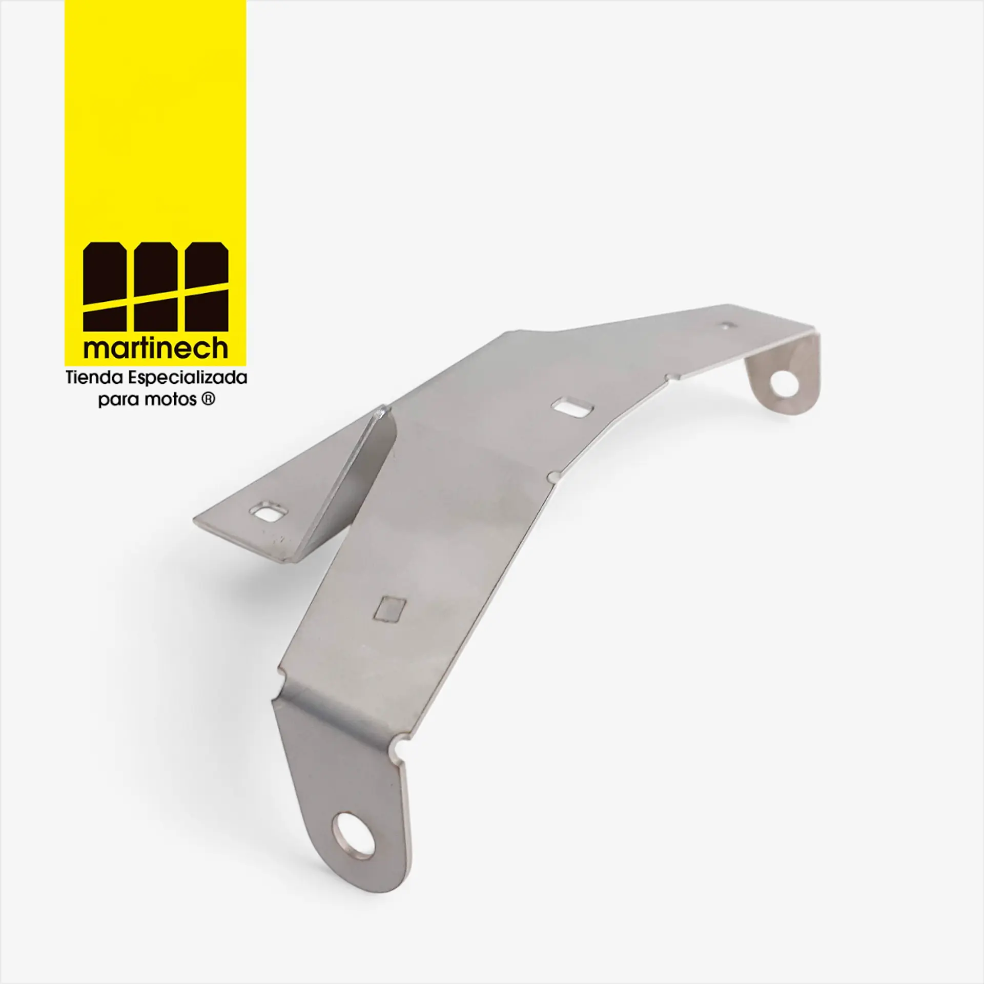 Soporte Base Exploradoras Moto Pulsar Ns200 Acero Inoxidable 7