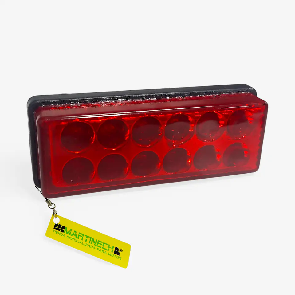 Tragaluz Moto Reflectivo Led Fijo Doble Intensidad Segundo Stop 1