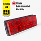 Tragaluz Moto Reflectivo Led Fijo Doble Intensidad Segundo Stop - Miniatura 2