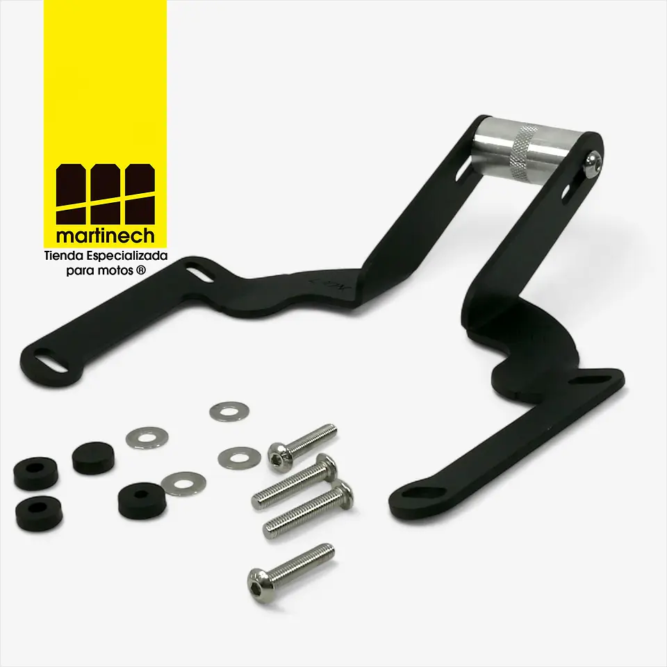Base Soporte Gps Voge 300 Rally Base Portacelular o CarPlay Acero 8