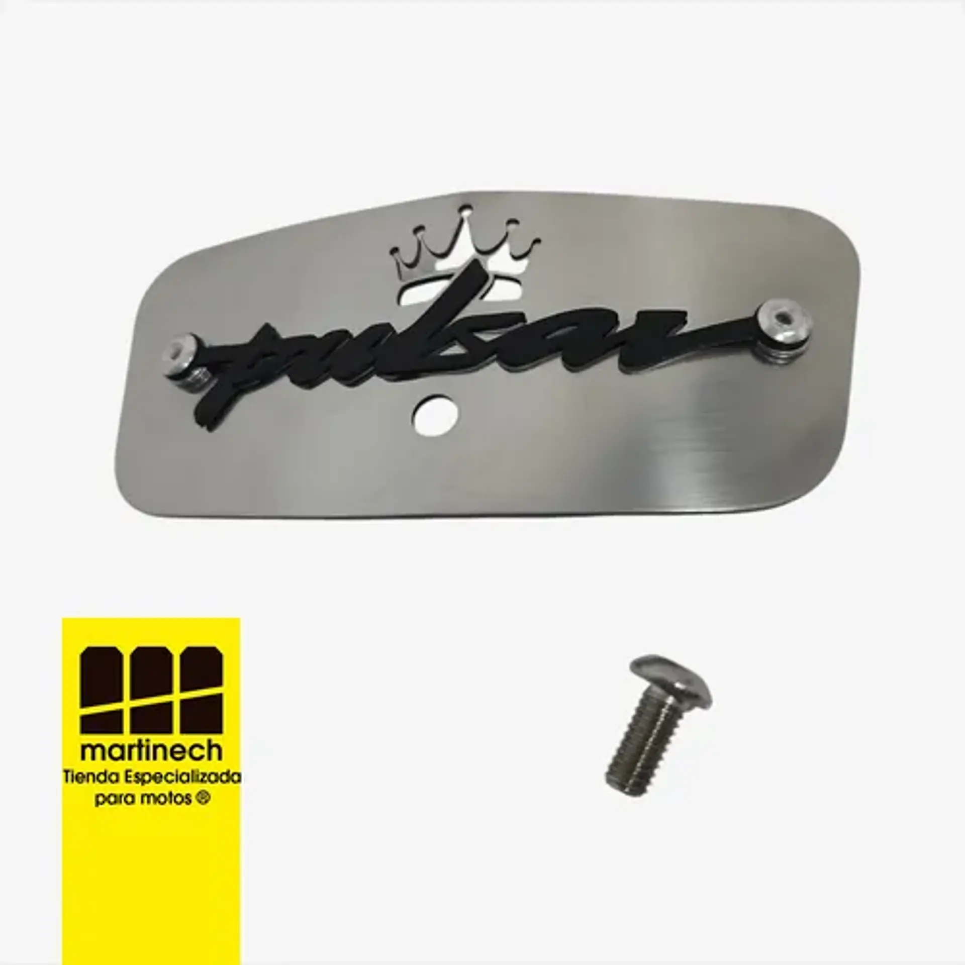 Lujo Guardabarros Trasero Pulsar Ns 200 En Acero Inoxidable 4