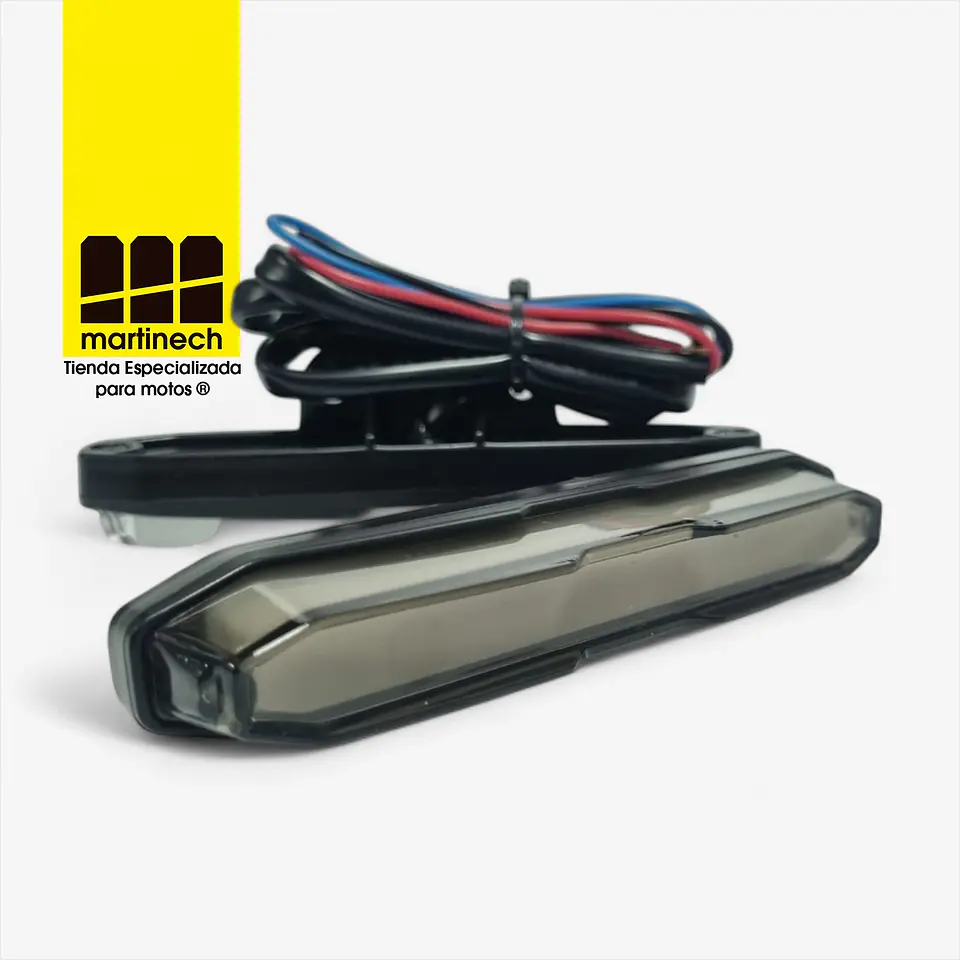 Stop Led Neón Rojo Humo Moto Universal Pro | Alta Intensidad 4