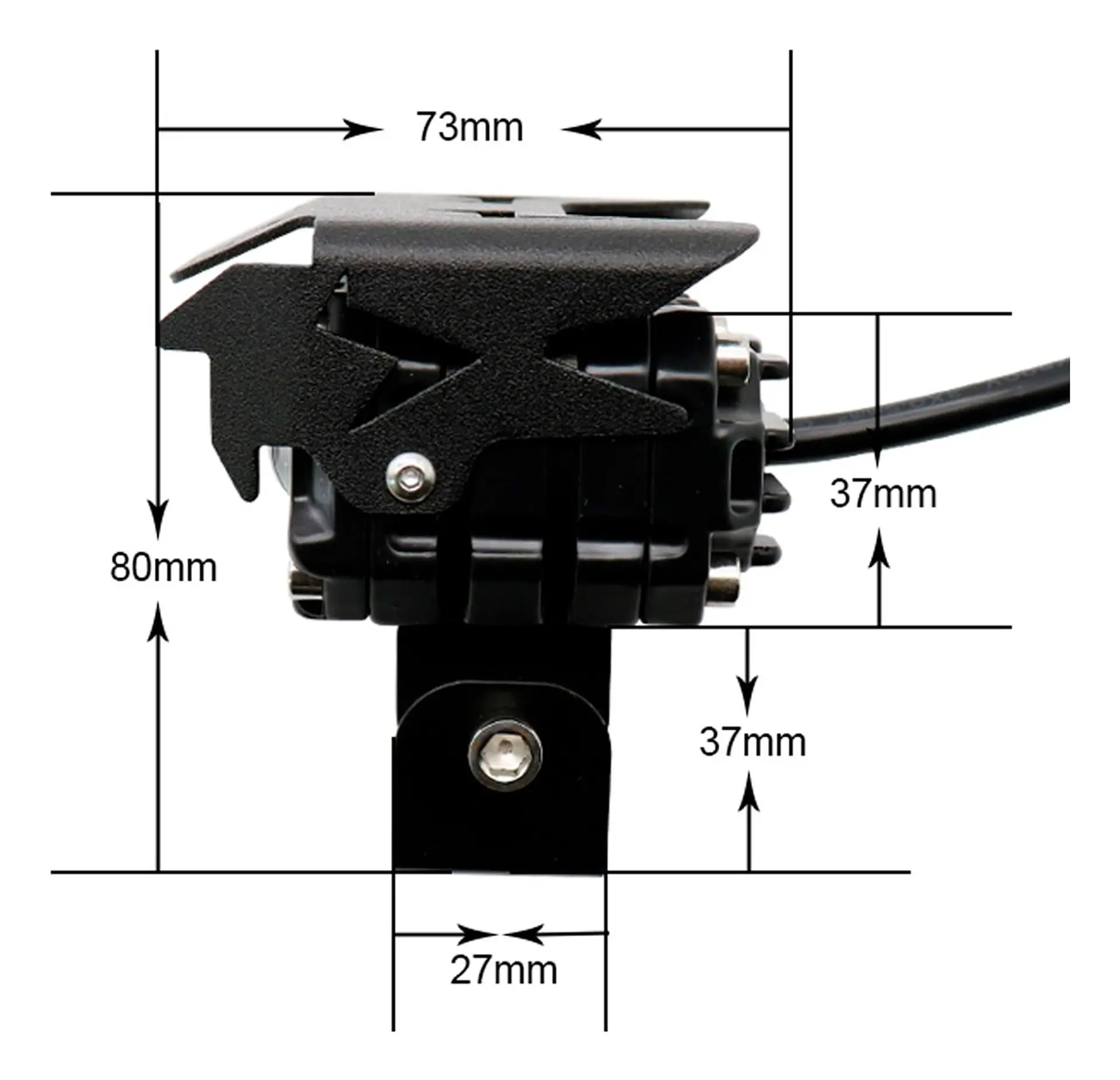 Exploradoras Moto Led Bicolor 45W Premium Doble Lente Aluminio 6