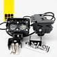 Exploradoras Moto Led Bicolor 45W Premium Doble Lente Aluminio - Miniatura 4