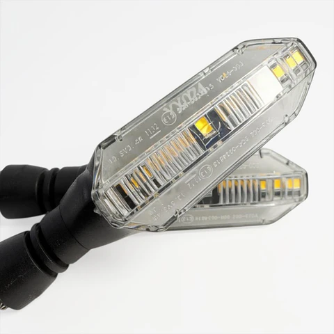 Direccionales Led Moto Ambar Brillante Kit X 2 Tipo Honda