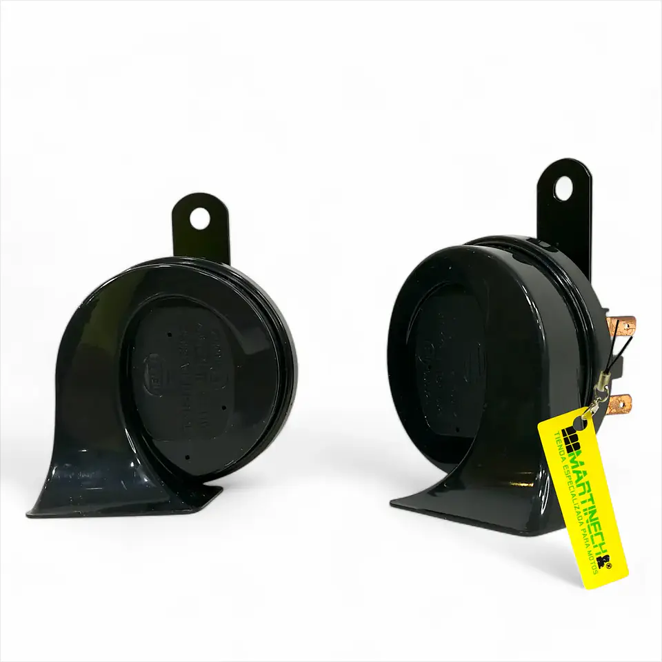 Cornetas Hella 12V Doble Tono 110 dB Potente y Duradera 1