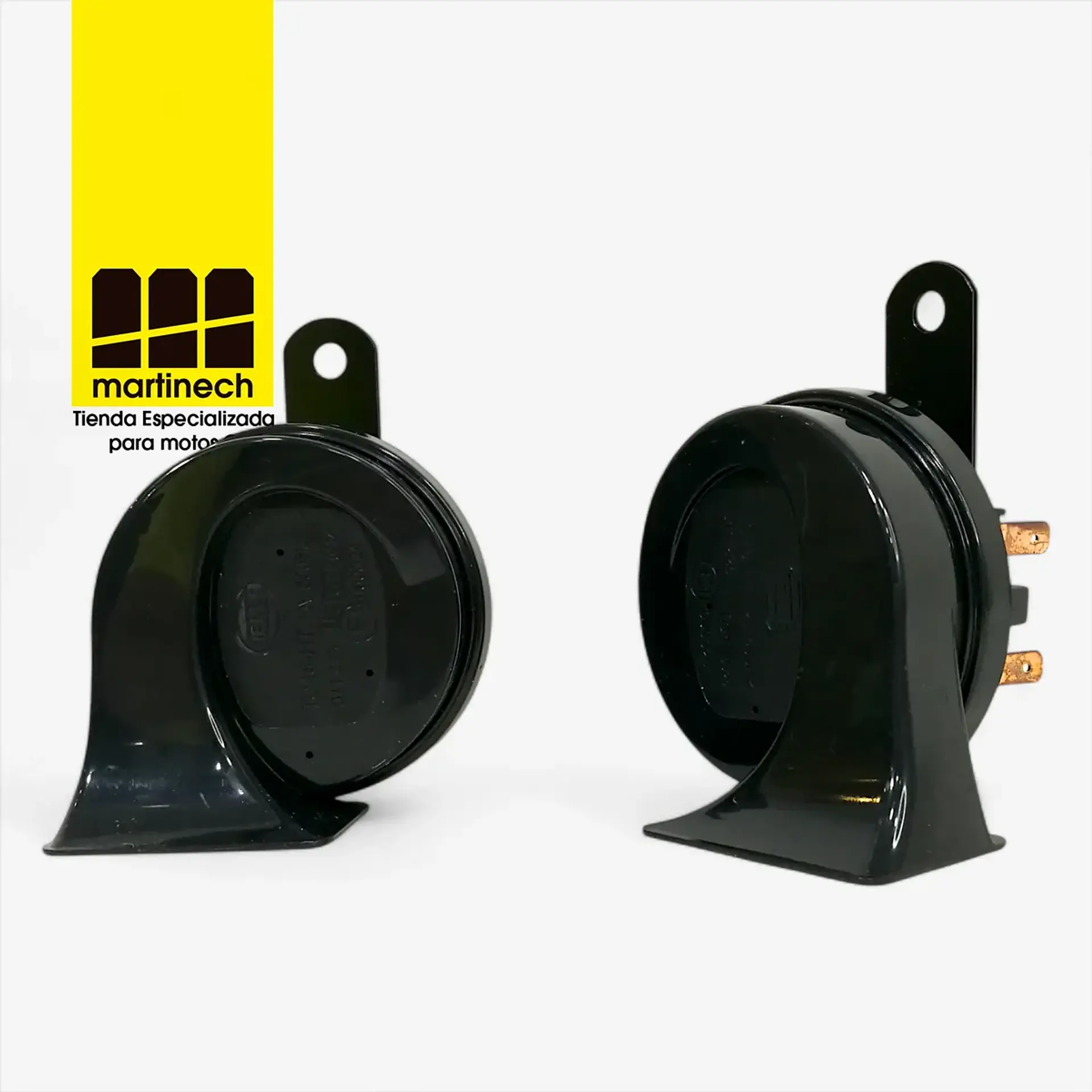 Cornetas Hella 12V Doble Tono 110 dB Potente y Duradera 2
