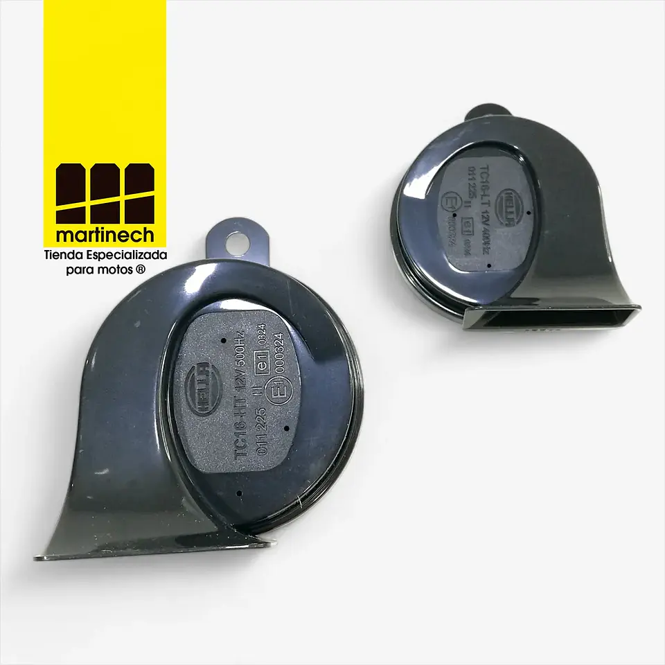 Cornetas Hella 12V Doble Tono 110 dB Potente y Duradera 5