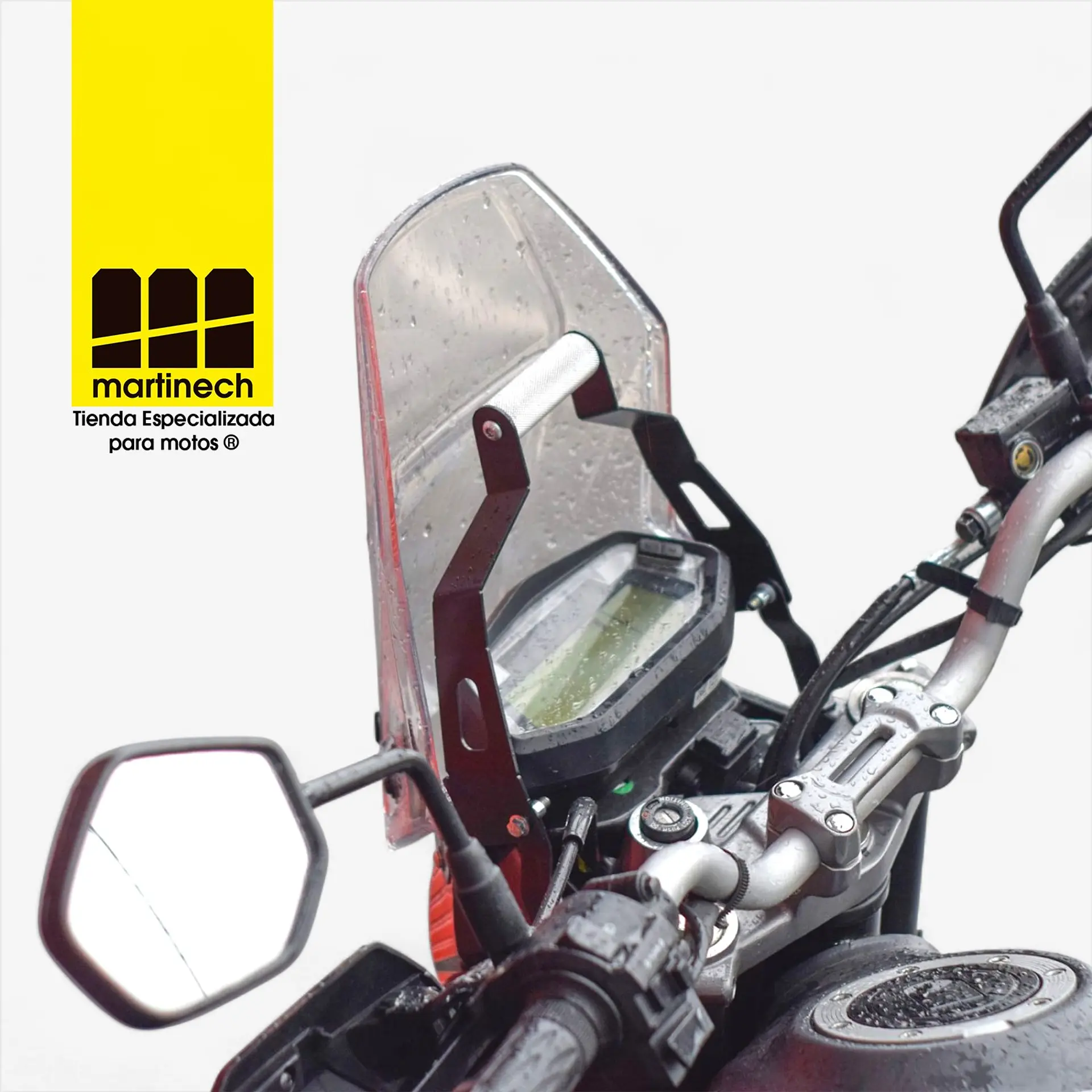 Soporte GPS Moto Xpulse 200 con Elevador Cúpula o CarPlay 7
