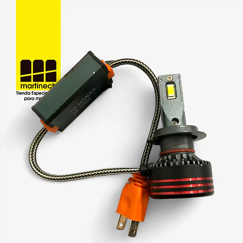 2 Bombillos Led H7 Tricolor 30000 Lm Antiniebla 3 En 1