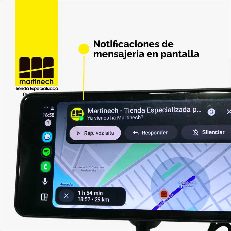 CarPlay para Moto con TPMS, Android Auto, Bluetooth HD 11