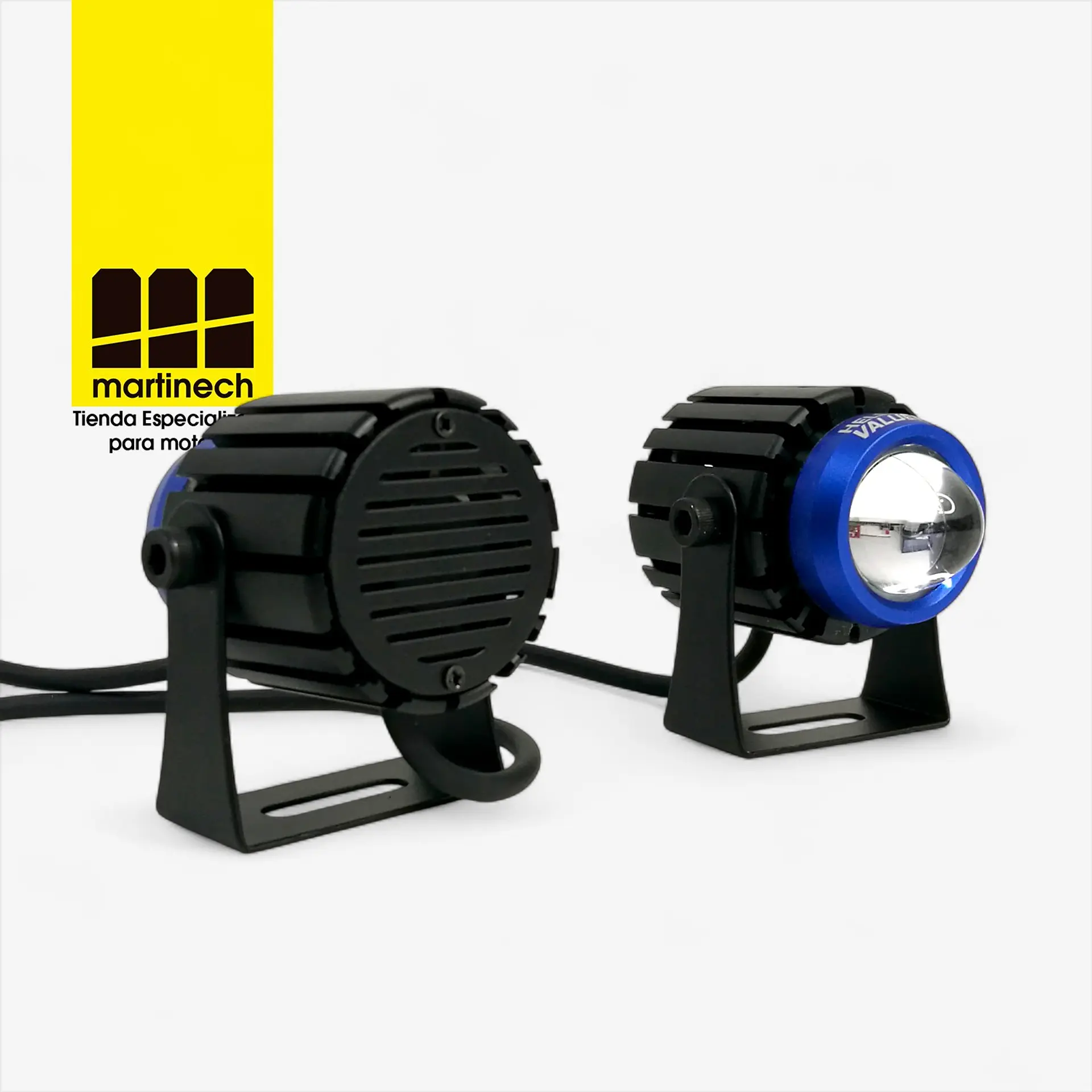 Exploradoras LED para moto Bicolor Hella 2” 32W 3
