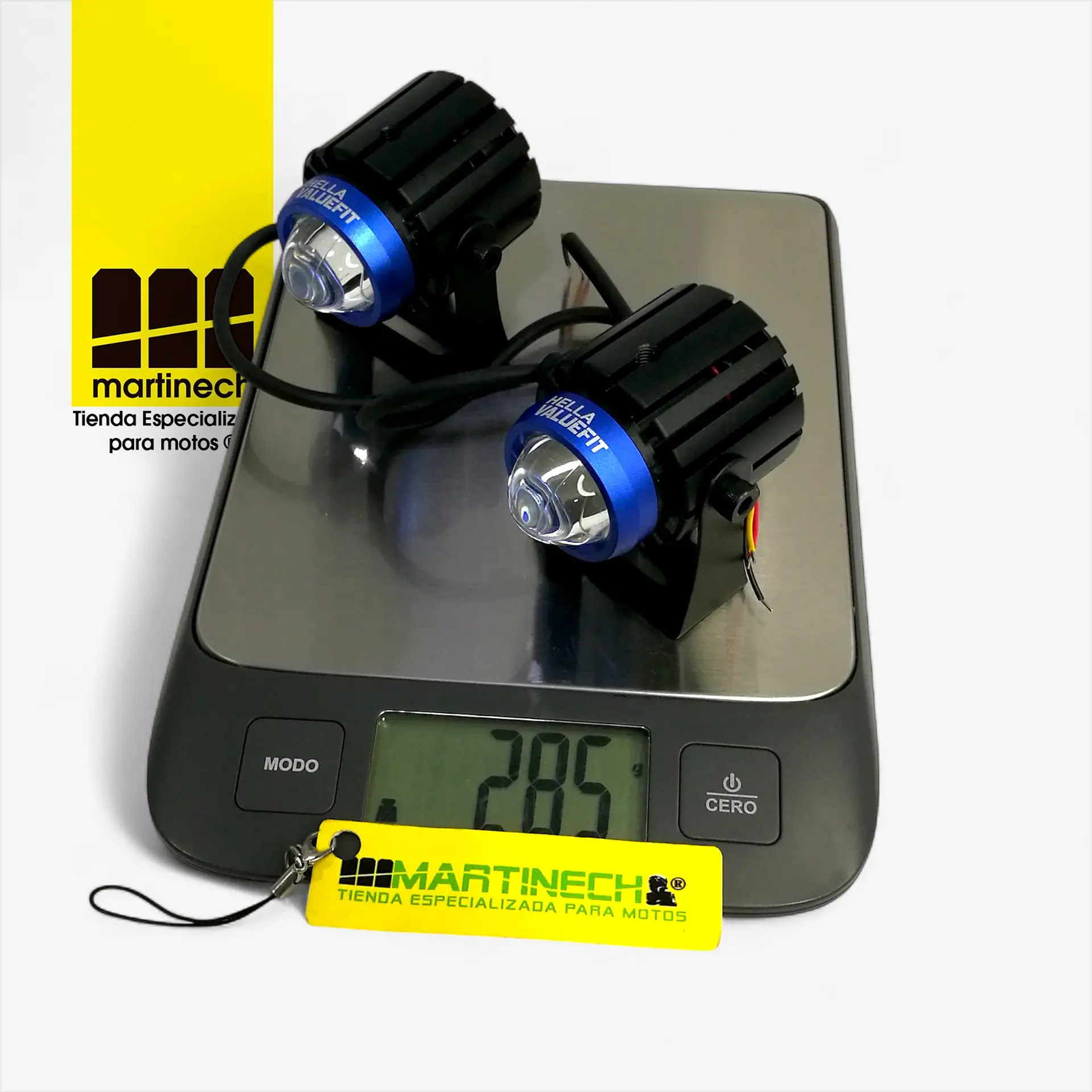 Exploradoras LED para moto Bicolor Hella 2” 32W 8