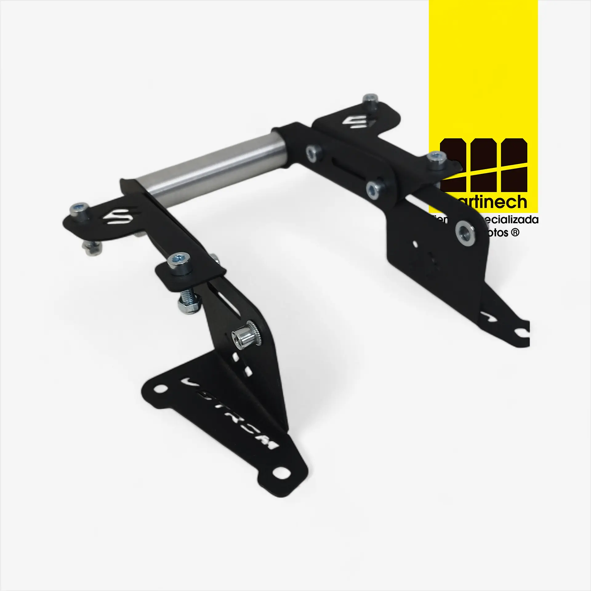 Soporte Gps Para Suzuki Vstrom 160 Elevador De Visor Negro 5