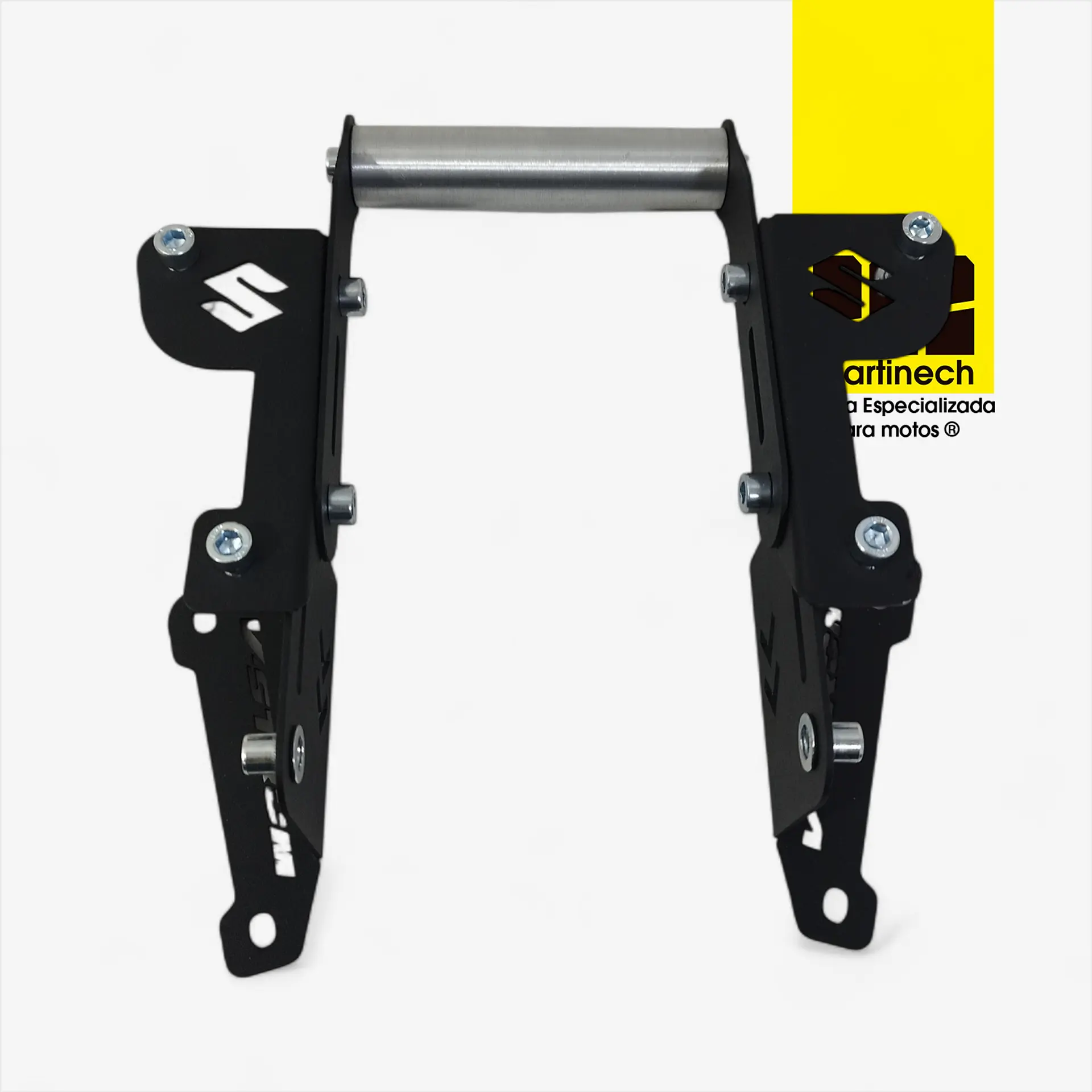 Soporte Gps Para Suzuki Vstrom 160 Elevador De Visor Negro 2