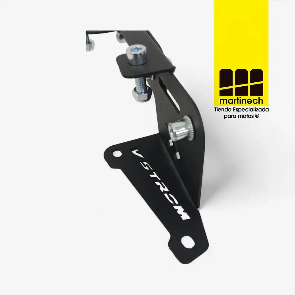 Soporte Gps Para Suzuki Vstrom 160 Elevador De Visor Negro 3