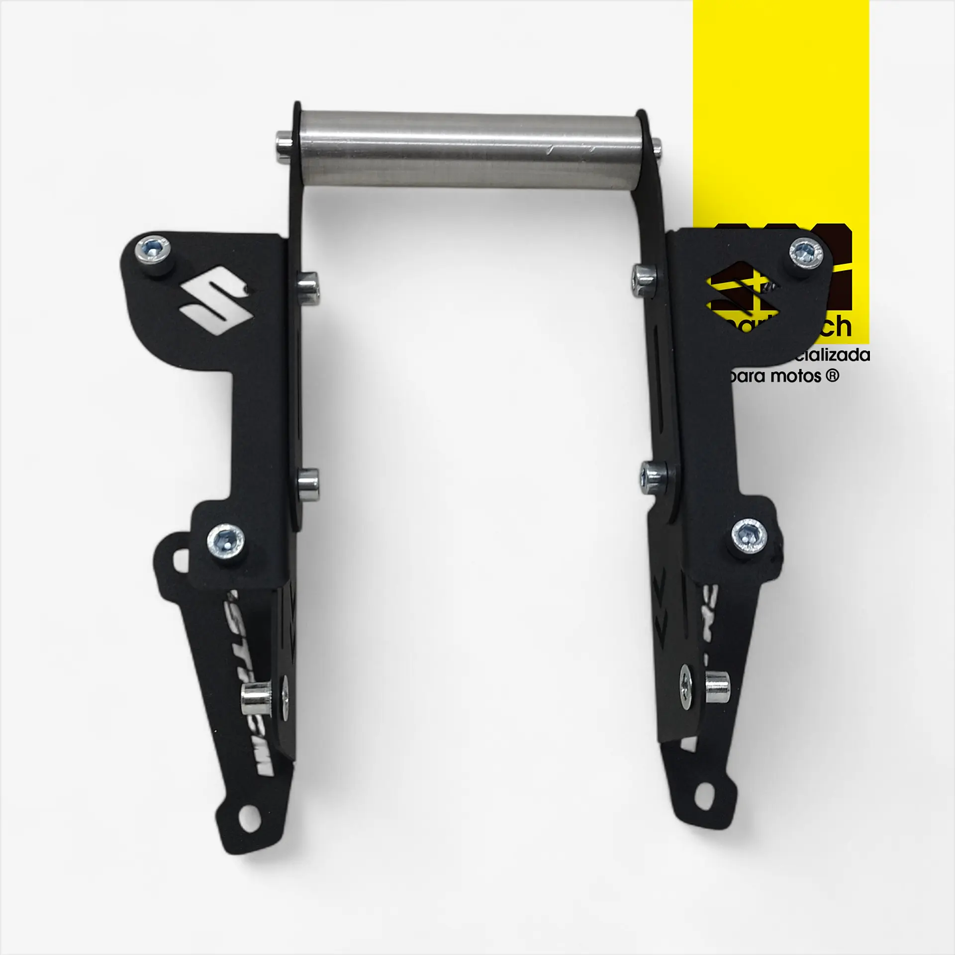 Soporte Gps Para Suzuki Vstrom 160 Elevador De Visor Negro 6
