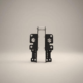 Soporte Gps Para Suzuki Vstrom 160 Elevador De Visor Negro