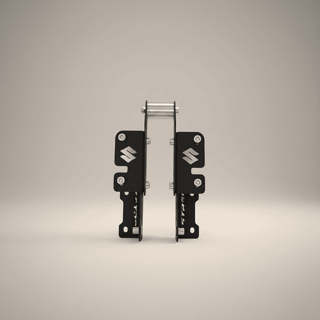 Soporte Gps Para Suzuki Vstrom 160 Elevador De Visor Negro