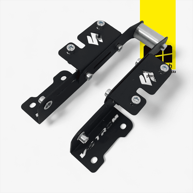 Soporte Gps Para Suzuki Vstrom 160 Elevador De Visor Negro