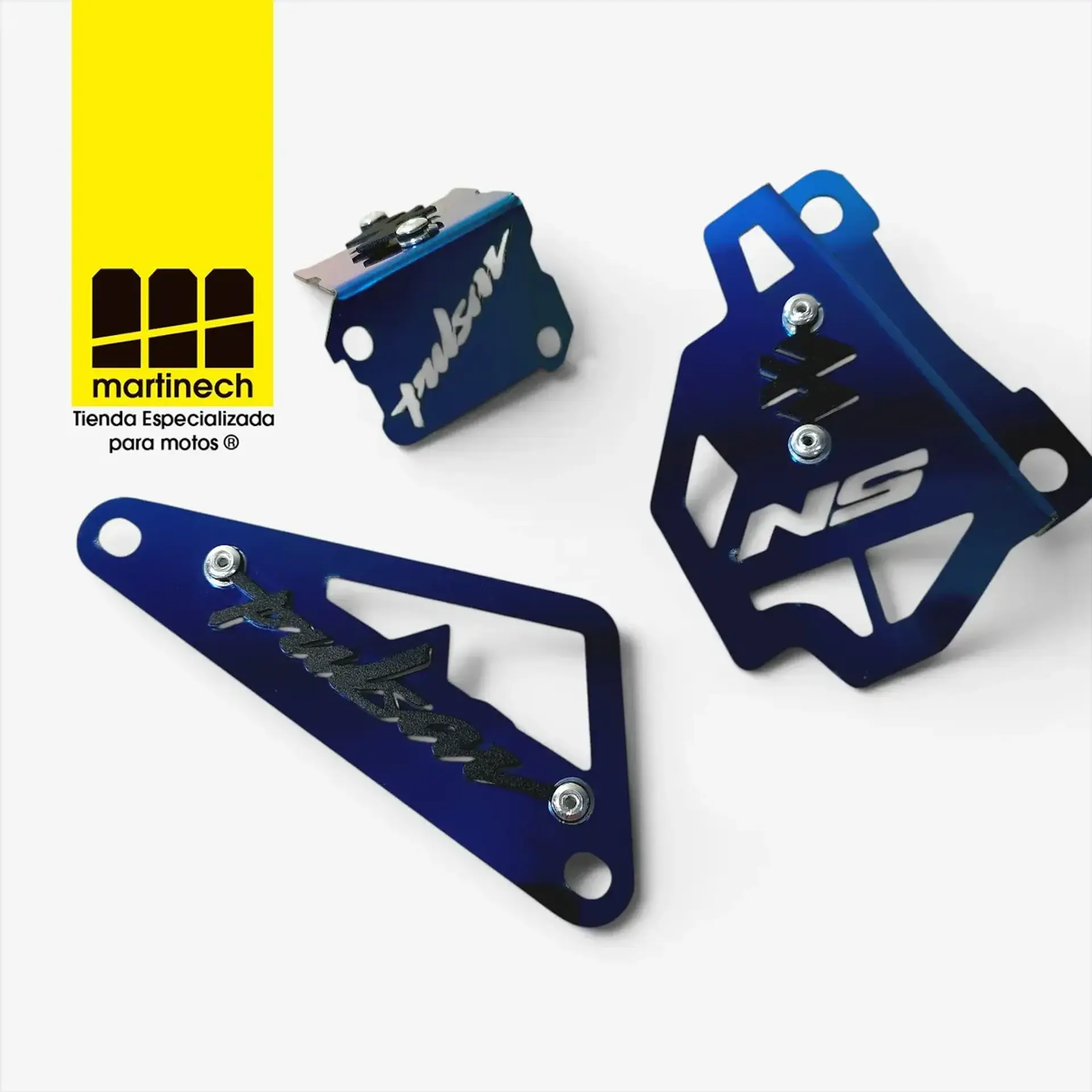 Kit Lujos Para Pulsar Ns Tornasol Acero Inoxidable Moto 10