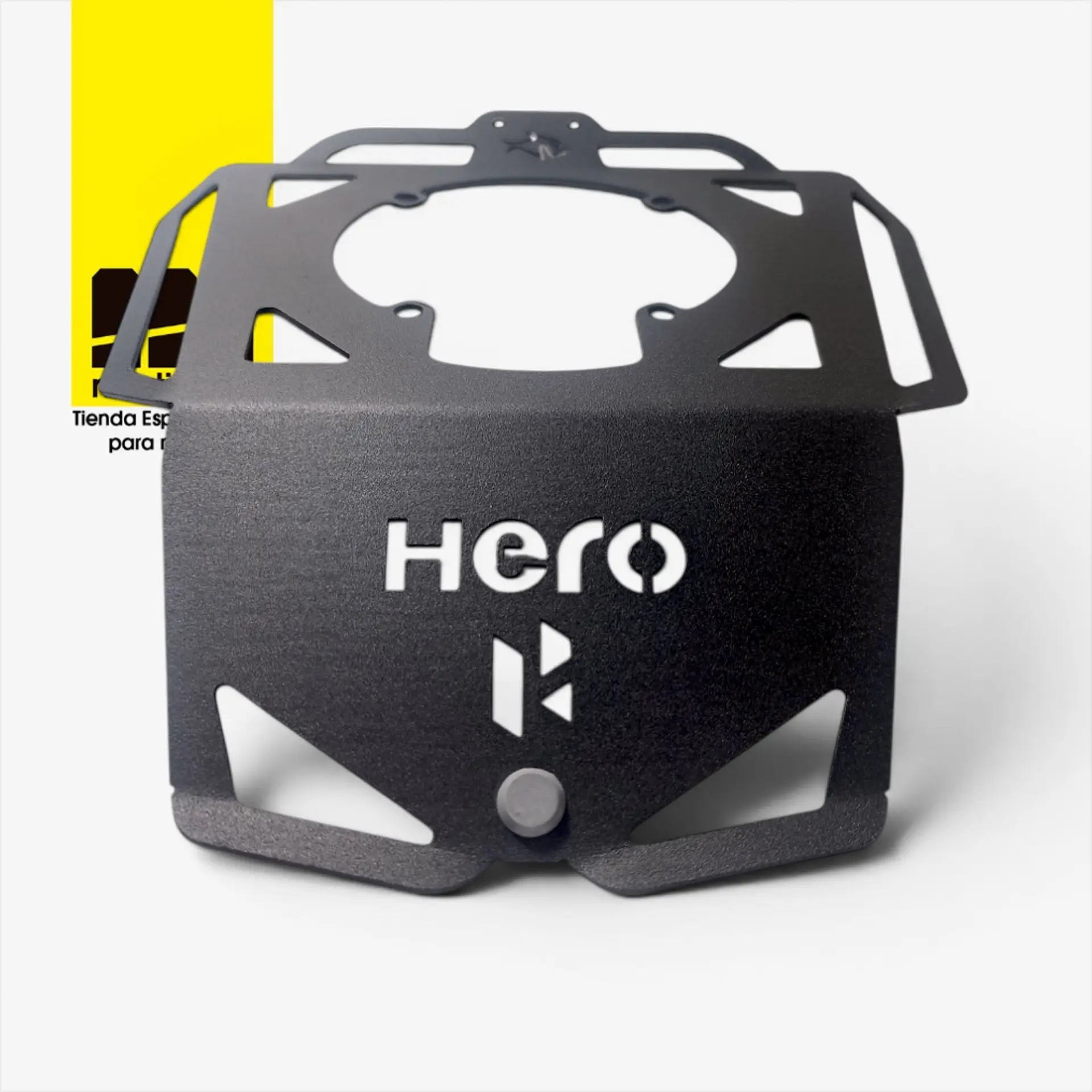 Base Tank Bag Moto Hunk 190 Acero Porta Maleta Tanque Negro 2