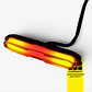 Stop Led Moto Con Direccionales Neón Integradas Transparente - thumbnail 1