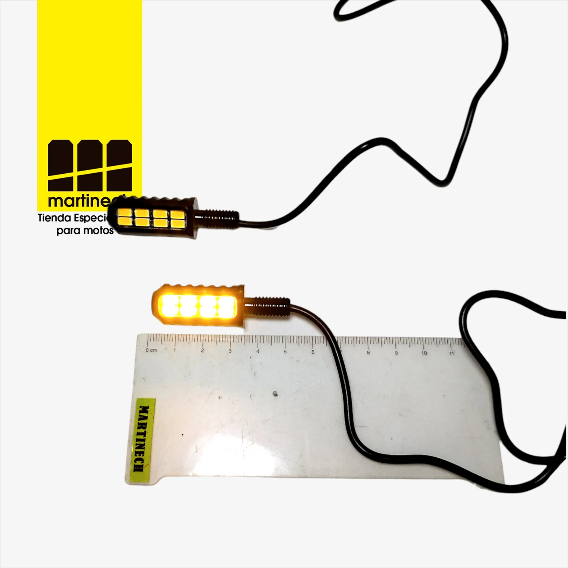 Direccionales Moto Led Ultra Brillo Tipo Bullet Premium 5