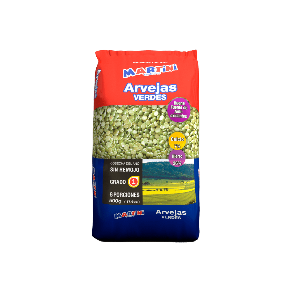 Arvejas Verdes 30x500grs.