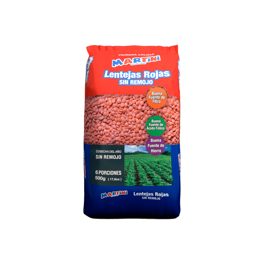 Lentejas Rojas 30x500grs.