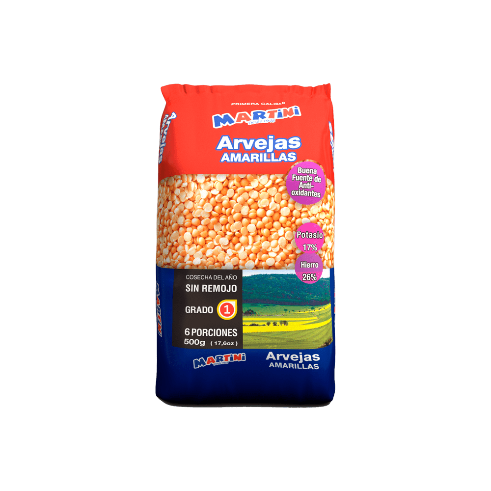 Arvejas Amarillas 6x500grs.