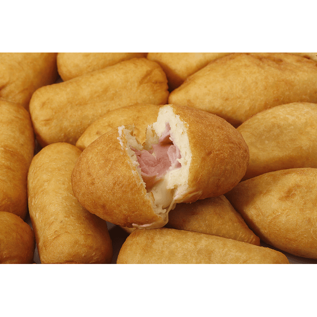 PAPAS RELLENAS - JAMÓN QUESO 18 UNIDADES