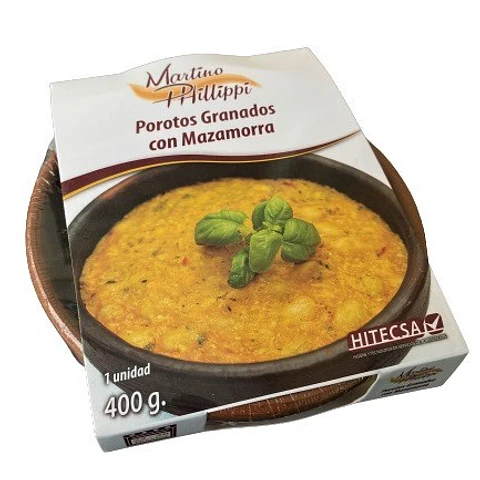 Porotos Granados con Mazamorra en Greda