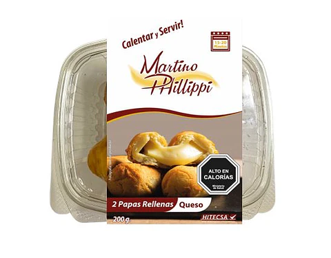 Papas Rellenas - Queso 2 Unidades