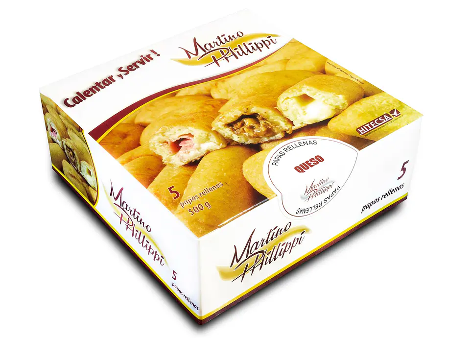 Papas Rellenas - Queso 5 Unidades 1