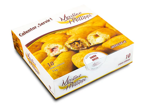 Papas Rellenas - Jamón Queso 10 Unidades