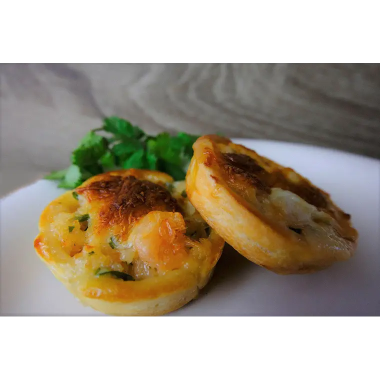 Quiches Cocktail - Camarón y Salmón 12 Unidades 1