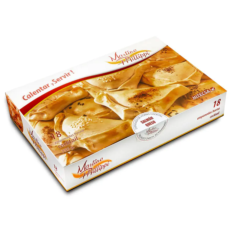 Empanadas Cocktail - Salmón Queso 18 Unidades 1