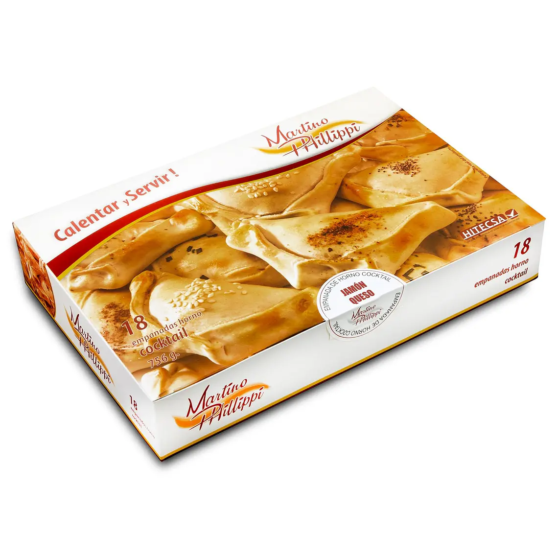 Empanadas Cocktail - Jamón Queso 18 Unidades 1