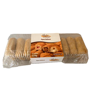 Papas Rellenas - Jamón Queso 18 Unidades