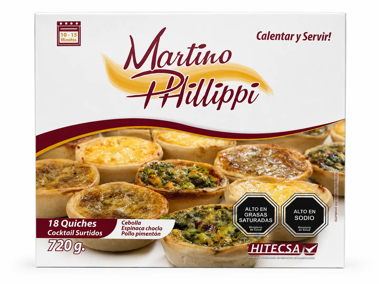 Quiches Cocktail Surtidos 18 Unidades 1