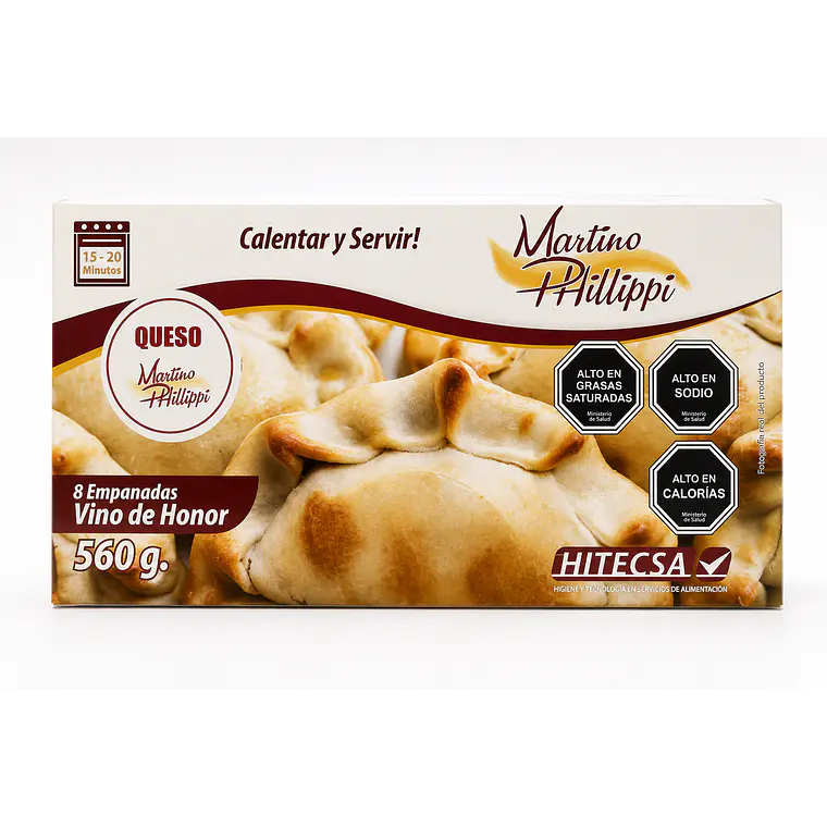 Empanadas Vineras - Queso 8 Unidades 2