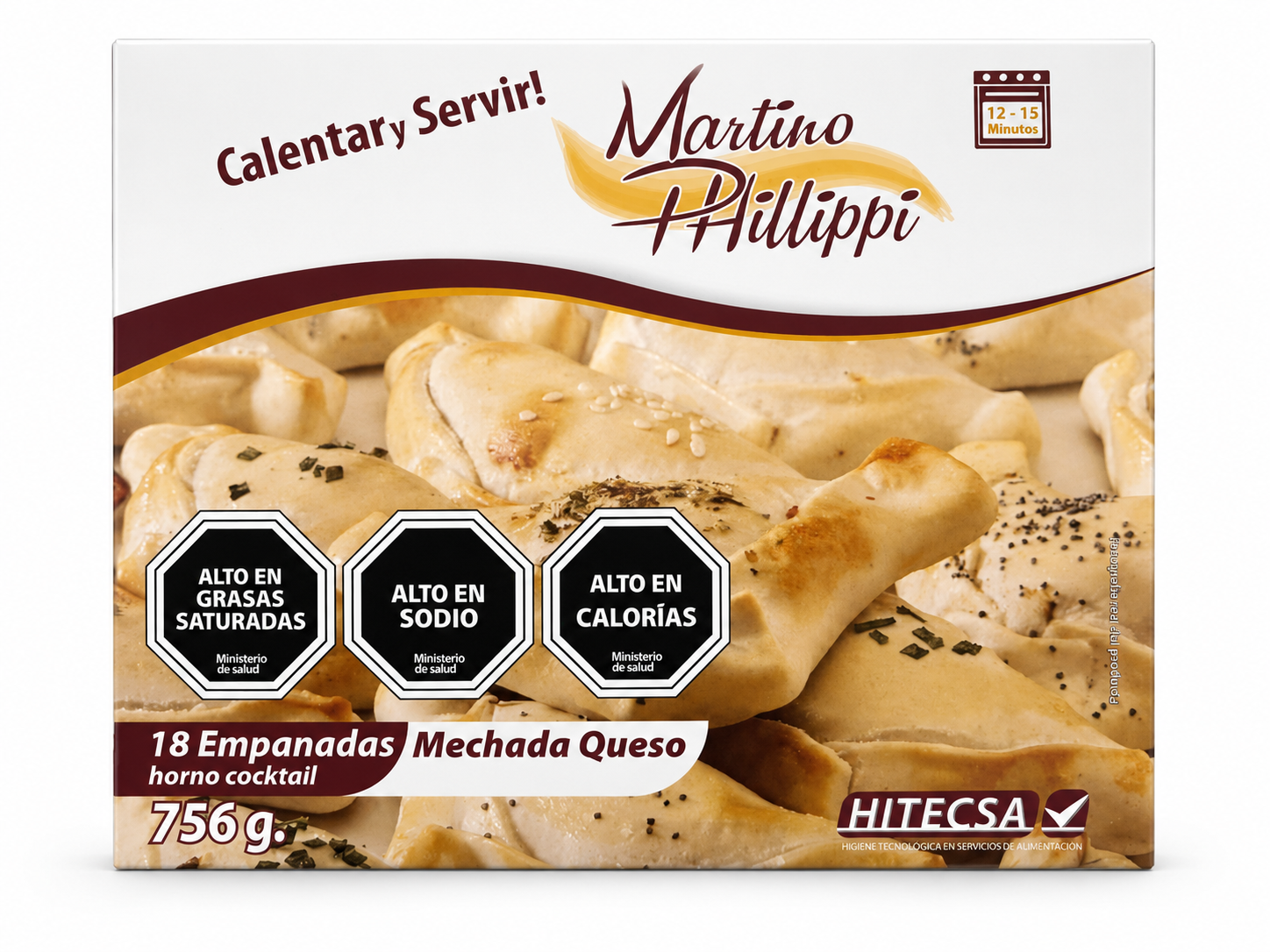 Empanadas Cocktail - Mechada Queso 18 Unidades